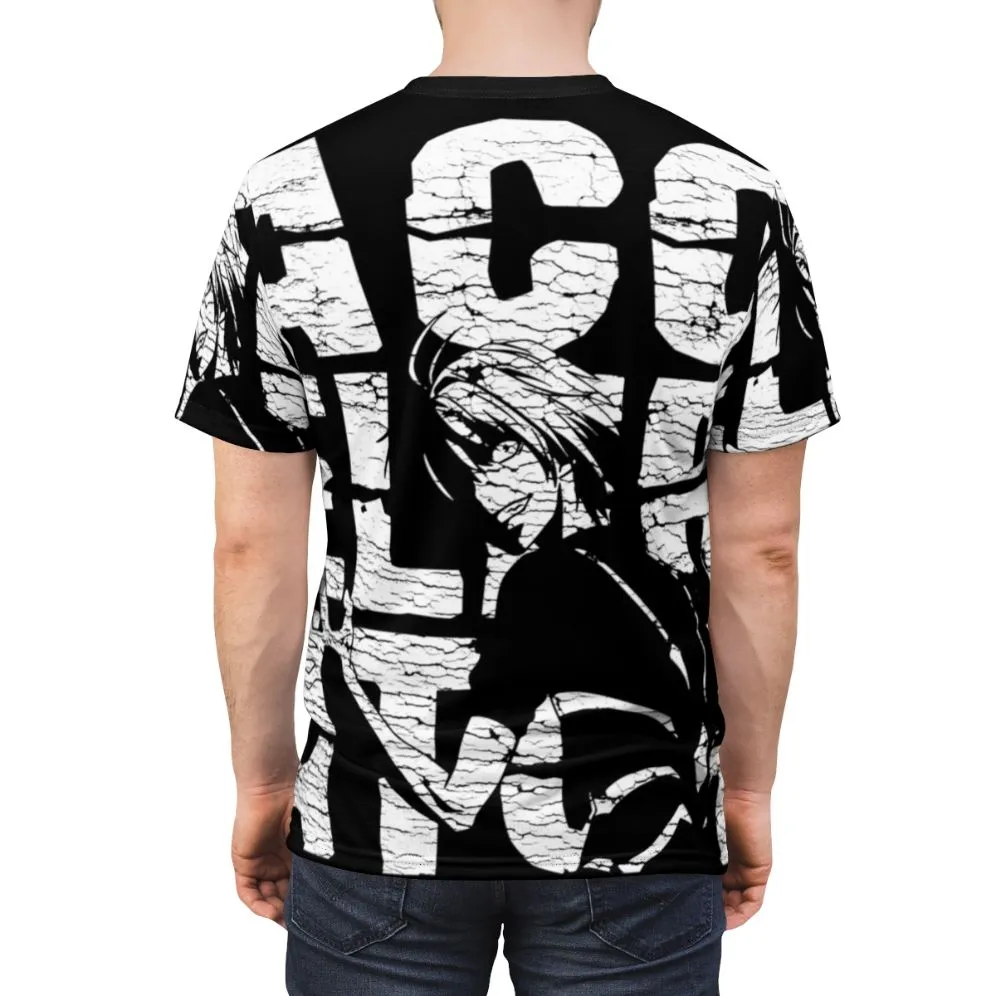 Accelerator Inspired Vintage Style T-shirt | Anime Pop Culture Apparel