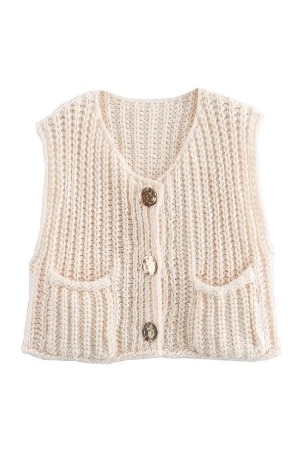Chunky Knit Vest
