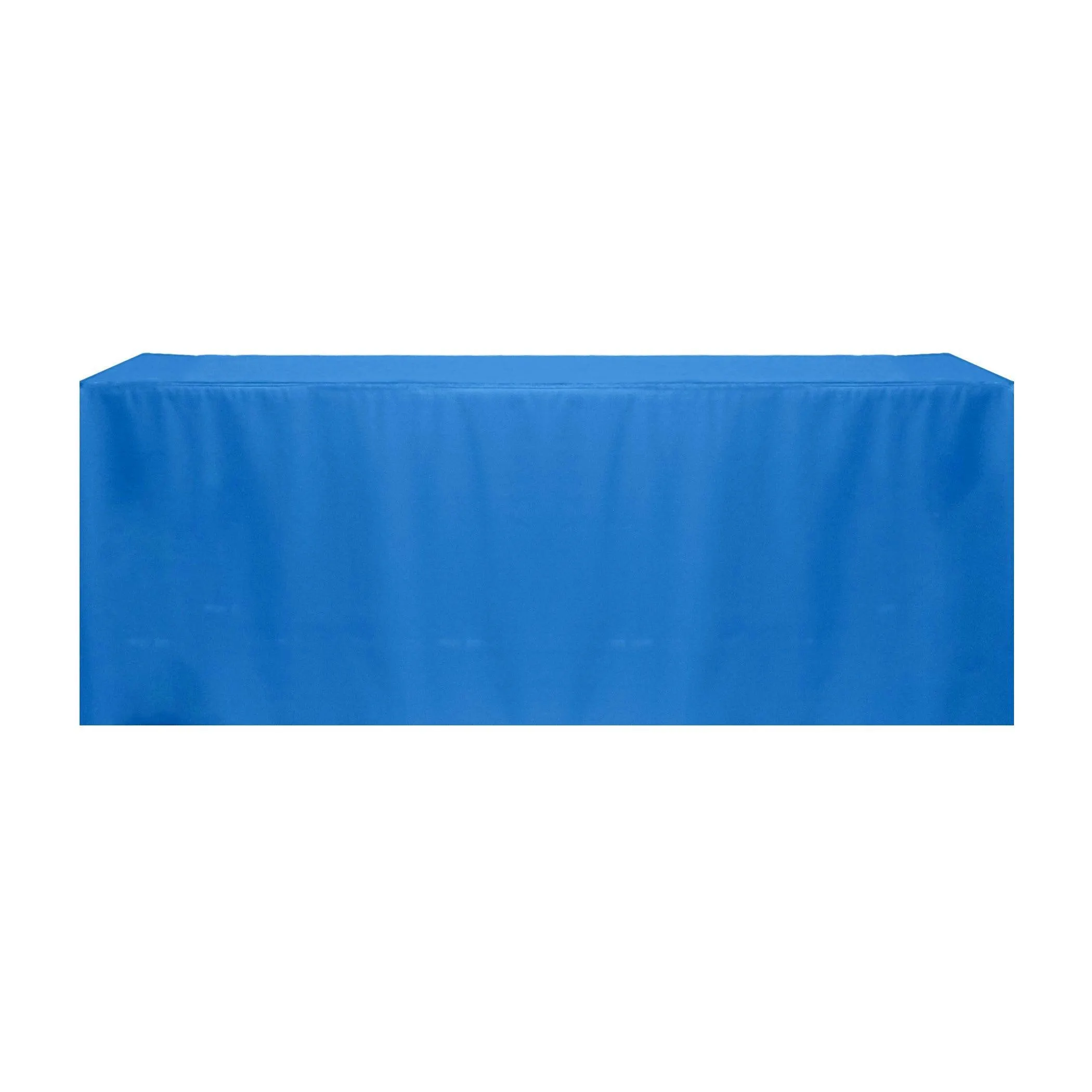 Cobalt 18" x 72" x 29" Rectangular Fitted Tablecloth Poly Premier