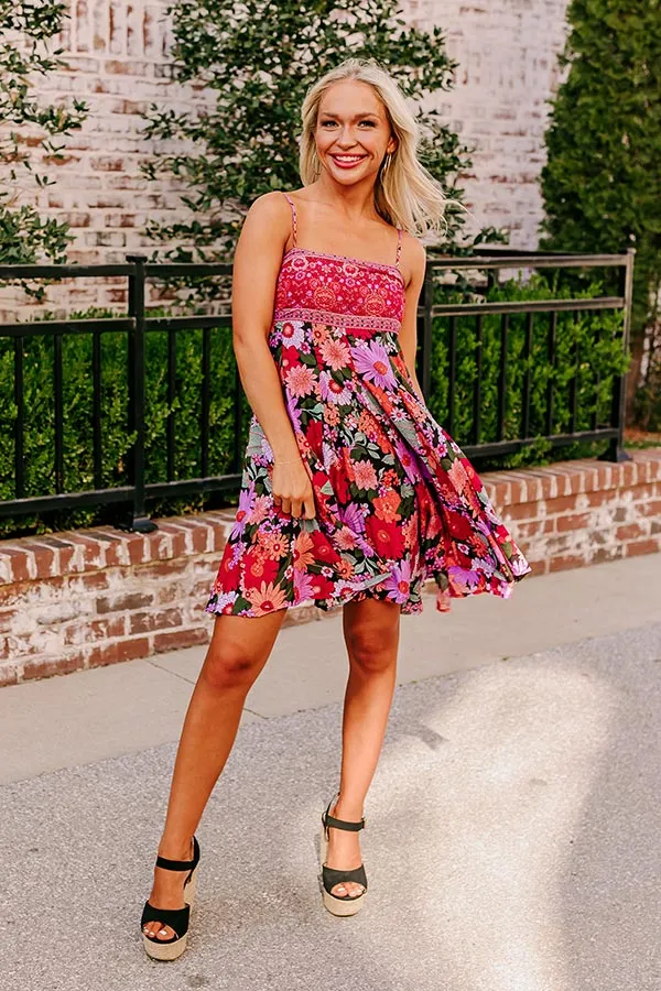 Cutie On The Cruise Floral Mini Dress