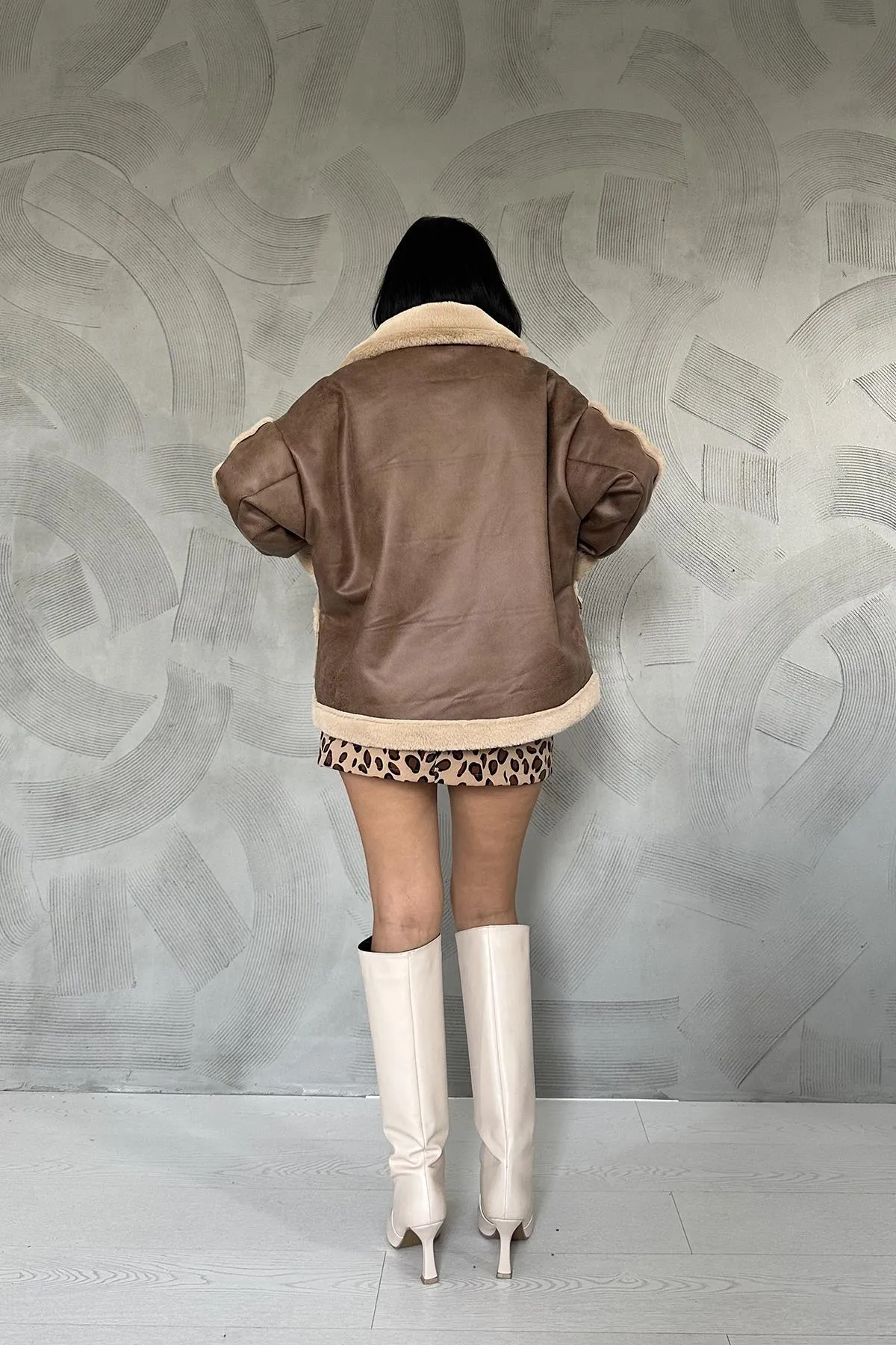 ELS Fur Coat - Tan - Shakhtarsk