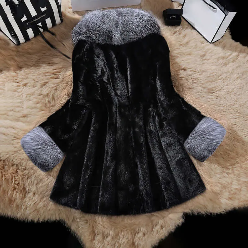 Luxe Faux Fur Coat for Women