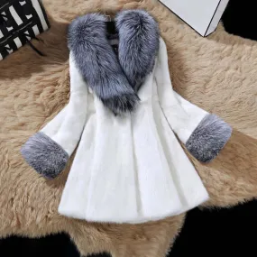 Luxe Faux Fur Coat for Women