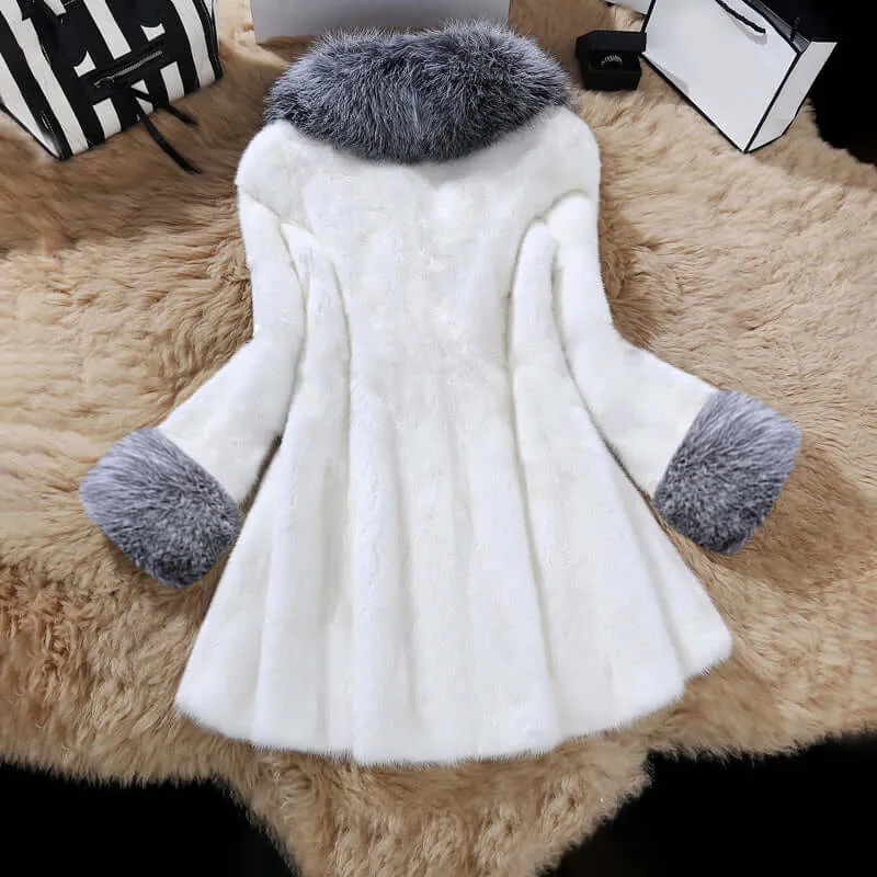 Luxe Faux Fur Coat for Women