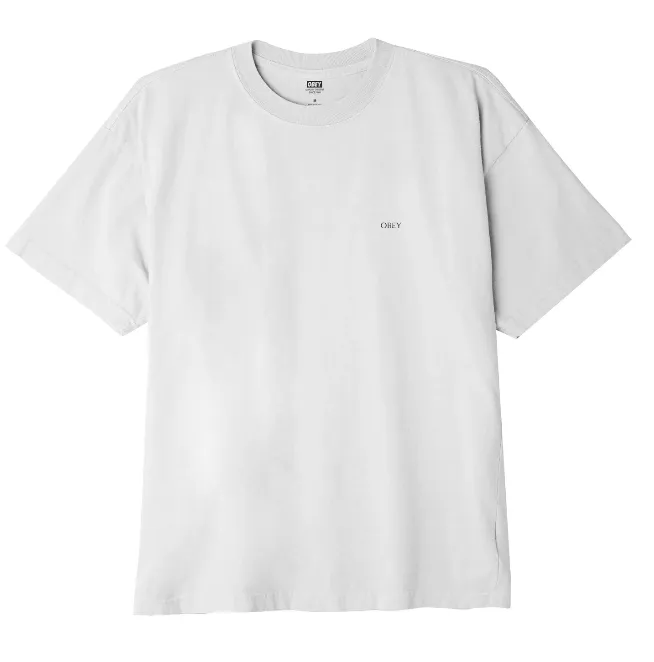 Obey maglietta manoca corta da uomo Amerca's Savings 165262644 bianco