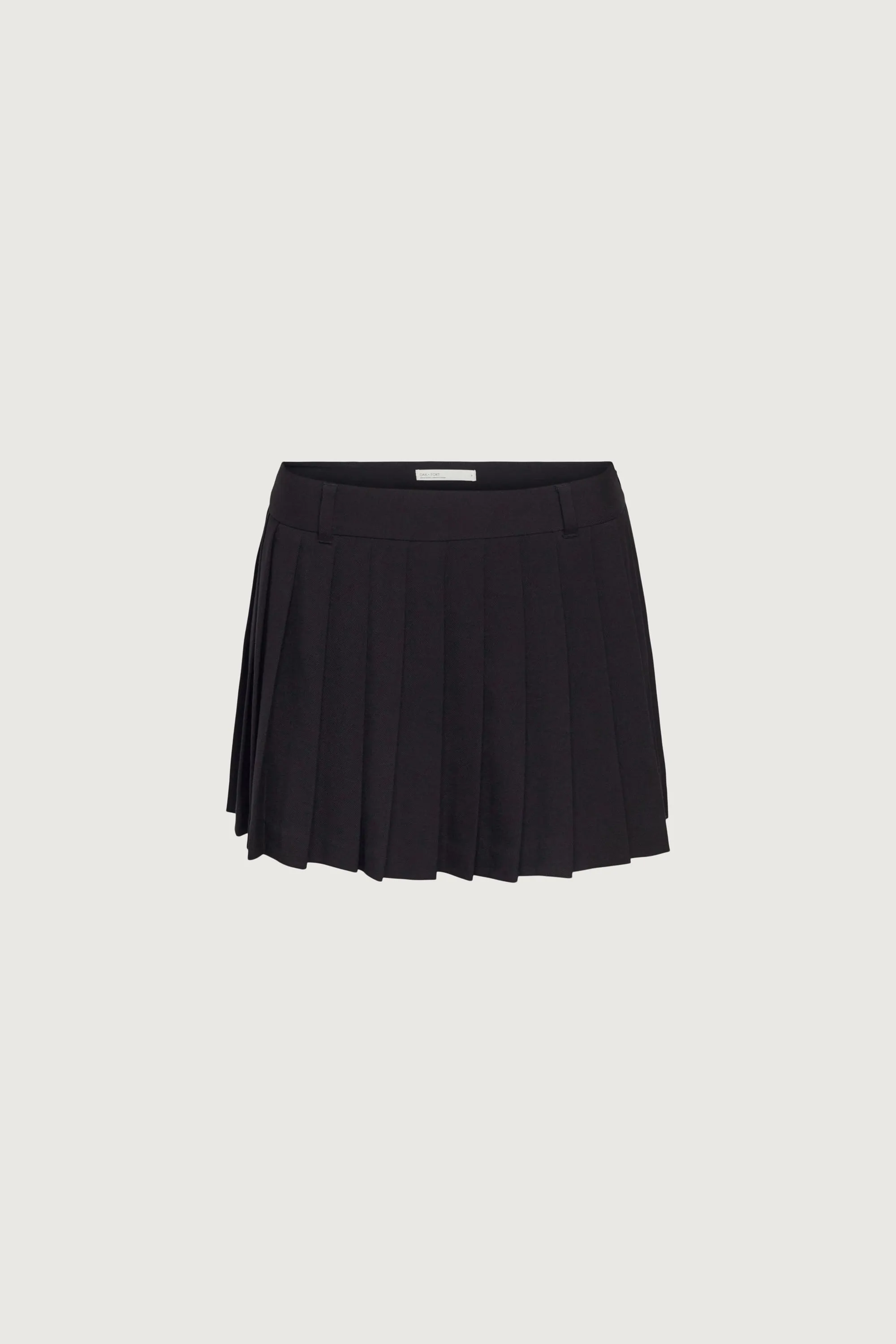 PLEATED SUITING MINI SKIRT