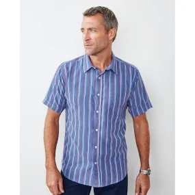 Premier Man Short-Sleeve Soft Touch Stripe Shirt S 36-38