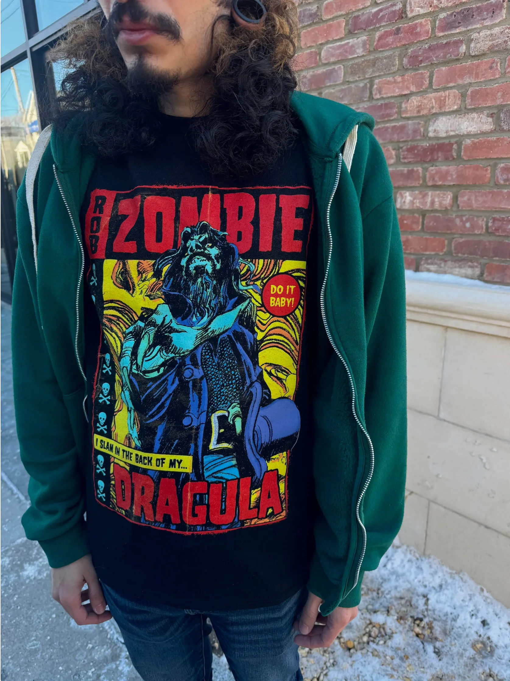 Rob Zombie Dragula Comic Illustrated T-Shirt