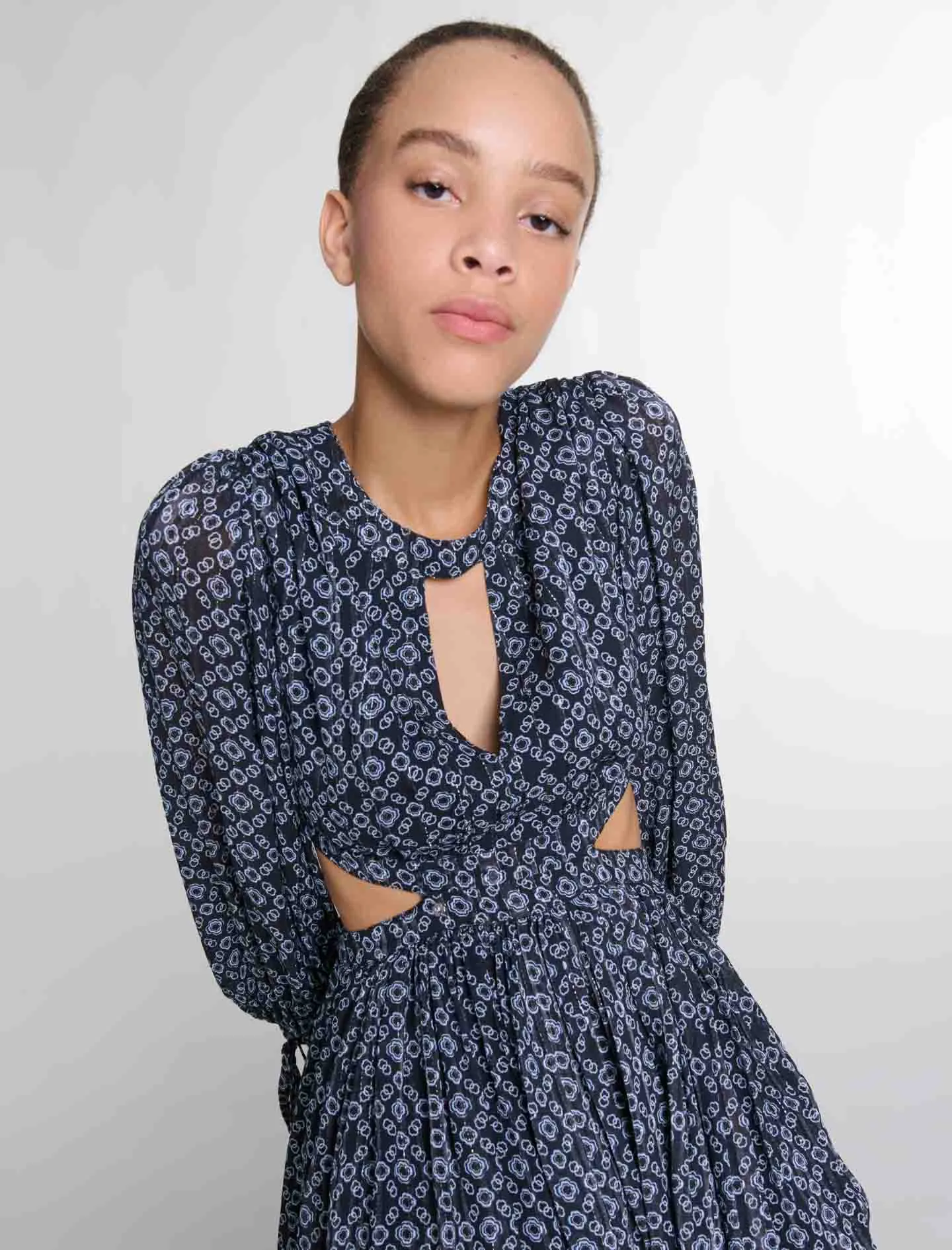 Short Clover motif dress