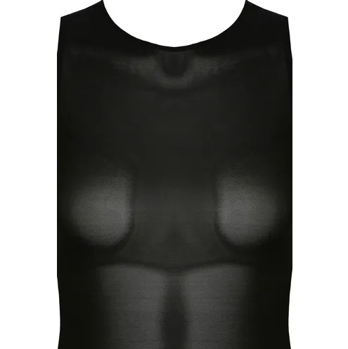 Sleeveless Mesh Bodysuit