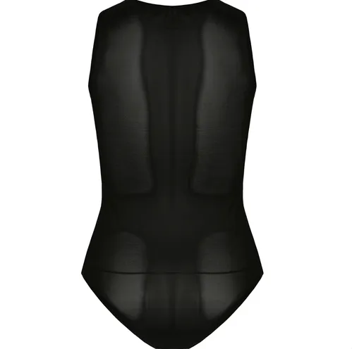 Sleeveless Mesh Bodysuit
