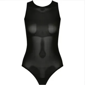 Sleeveless Mesh Bodysuit