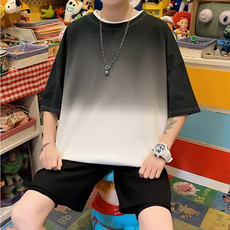 T Shirt coréen Dégradé