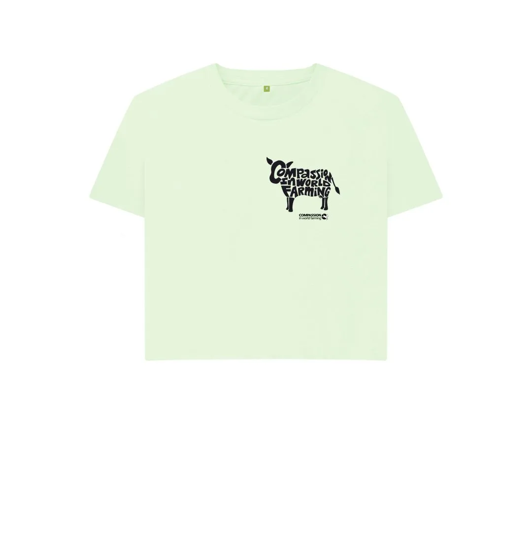 Women's Compassion Cow Boxy T-Shirt