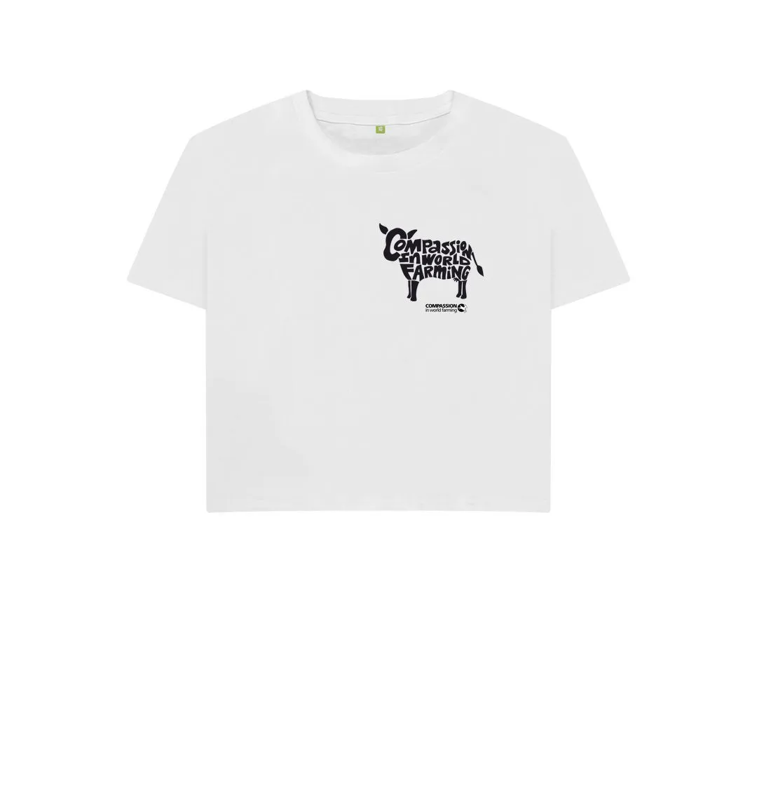 Women's Compassion Cow Boxy T-Shirt