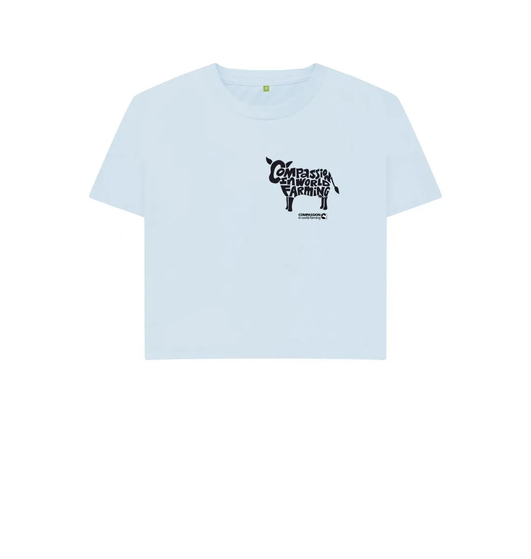 Women's Compassion Cow Boxy T-Shirt